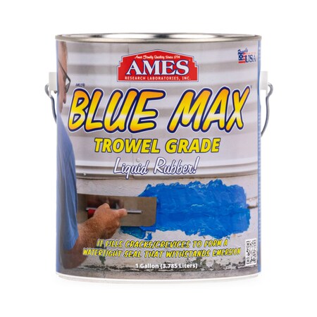 Ames Research Laboratories Ames Blue Max Liquid Rubber Trowel Grade 1 Gallon - Blue BMX1TG